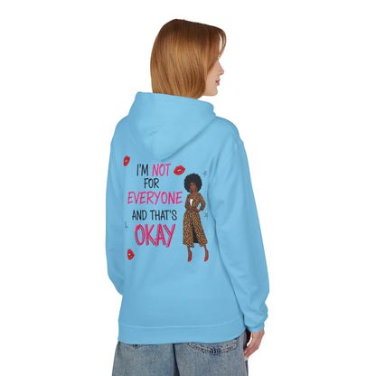 Empowering Quote Fleece Hoodie: Vintage Style, Unisex Graphic Sweatshirt, Casual Gift for Her, Inspirational Fashion, Everyday Comfort