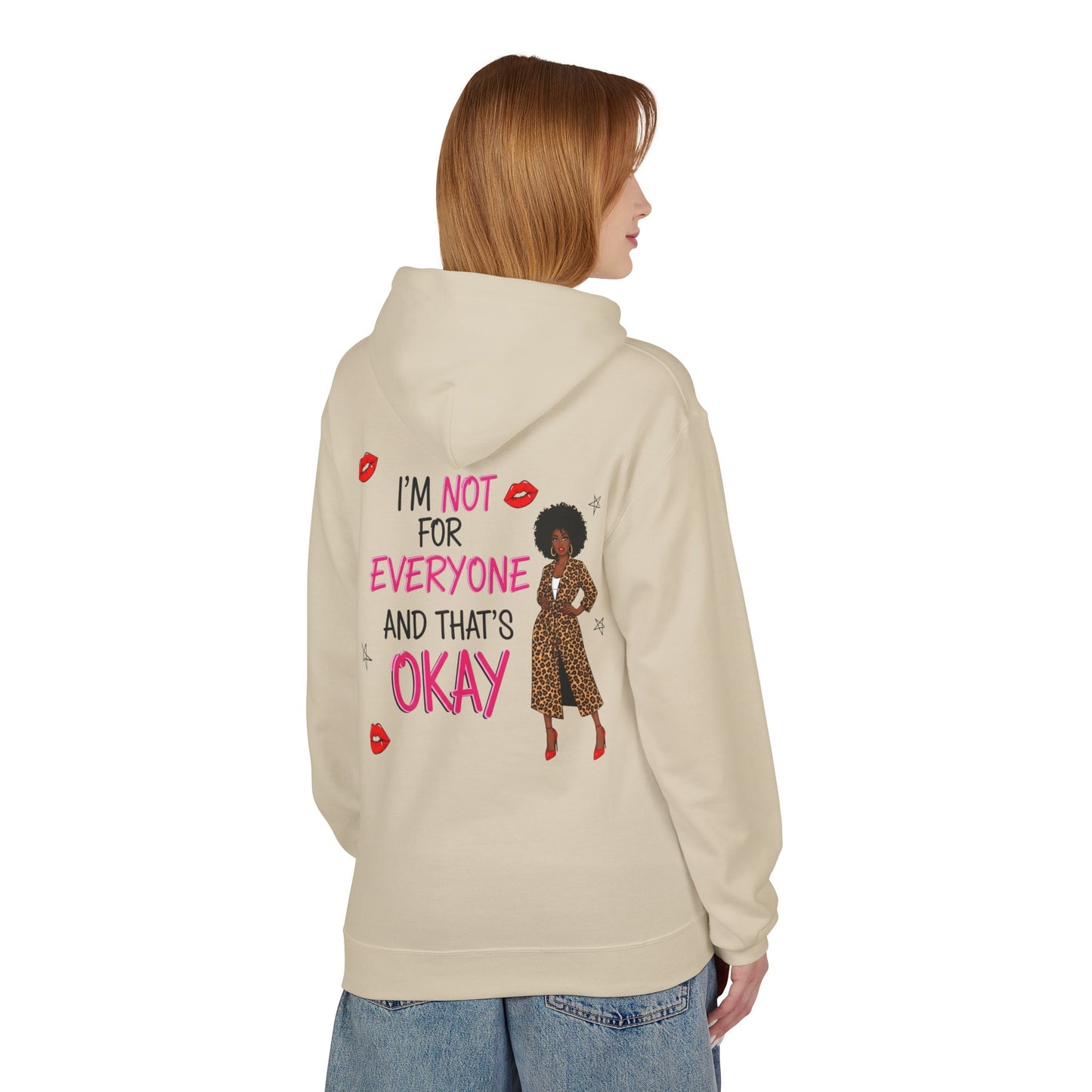 Empowering Quote Fleece Hoodie: Vintage Style, Unisex Graphic Sweatshirt, Casual Gift for Her, Inspirational Fashion, Everyday Comfort