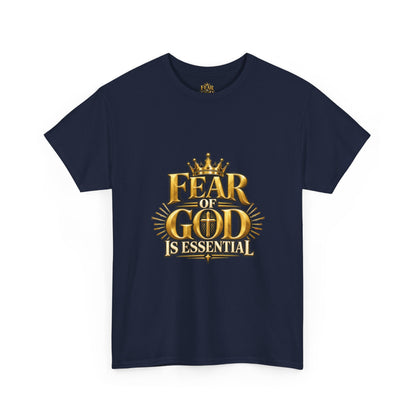 Fear of God crown logo Tee | Religious Christian faith shirt