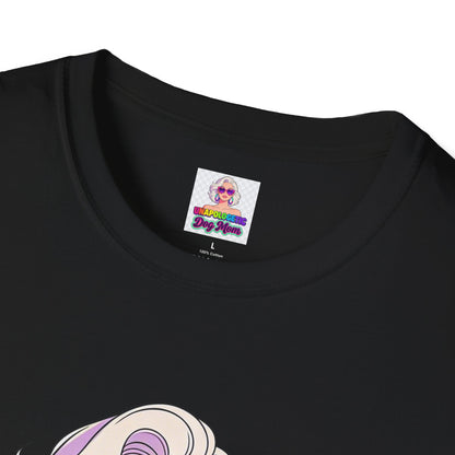 Unapologetic Dog Mom T-Shirt —  Pop Art Graphic Tee for Proud Dog Lovers