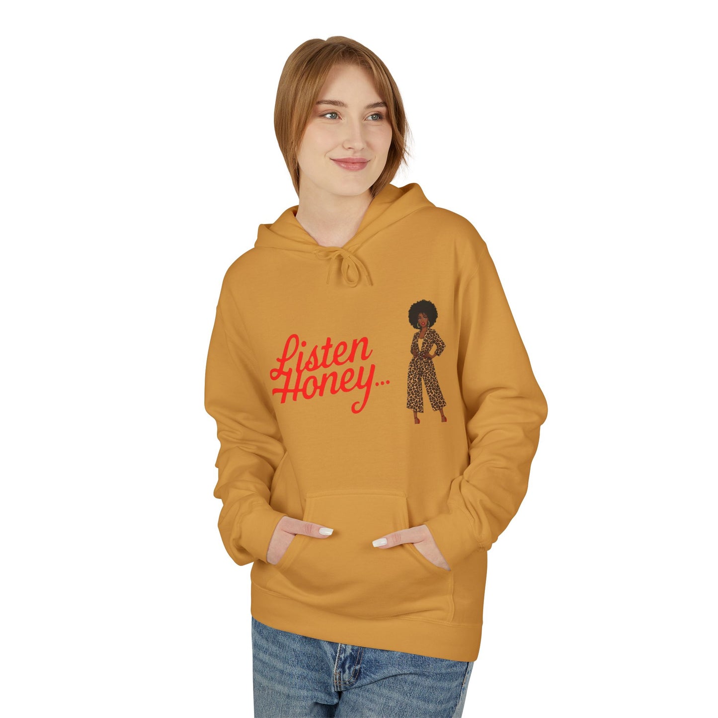 Empowering Quote Fleece Hoodie: Vintage Style, Unisex Graphic Sweatshirt, Casual Gift for Her, Inspirational Fashion, Everyday Comfort
