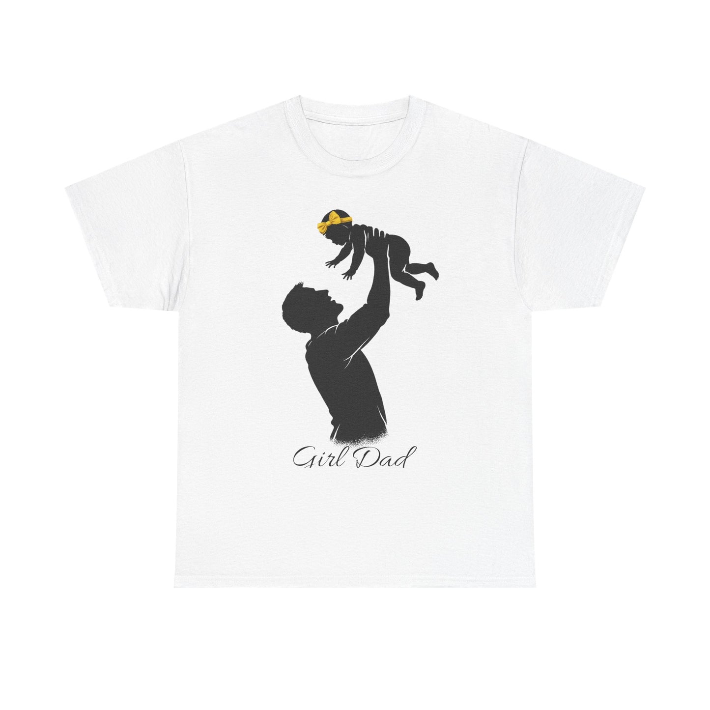 Dad Silhouette T‑Shirt – 'Girl Dad' Father & Daughter Tee