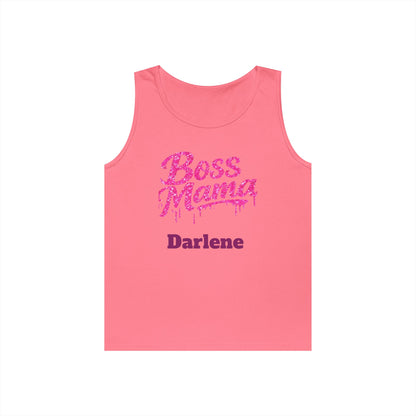 Boss Mama tank top | Personalized name option