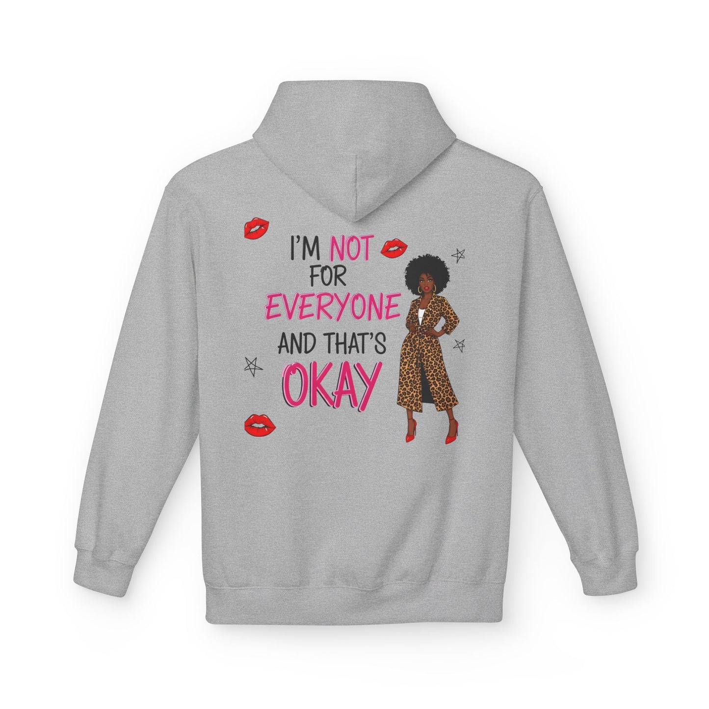 Empowering Quote Fleece Hoodie: Vintage Style, Unisex Graphic Sweatshirt, Casual Gift for Her, Inspirational Fashion, Everyday Comfort