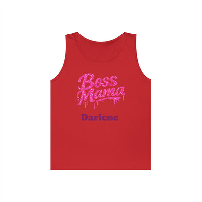 Boss Mama tank top | Personalized name option