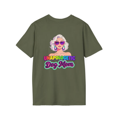 Unapologetic Dog Mom T-Shirt —  Pop Art Graphic Tee for Proud Dog Lovers