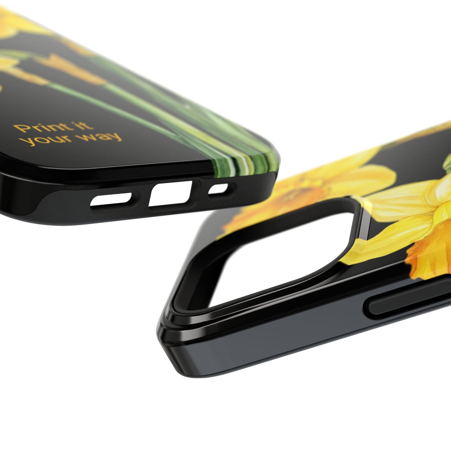 Cell Phone Cases, Daffodil March Birth Flower Impact Resistant Protective Cover, Phone Accessories, Floral Tech Gear, Birthday Gift