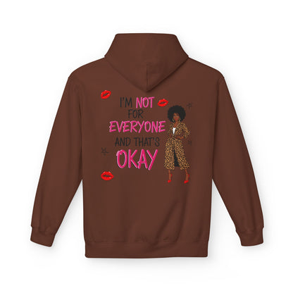 Empowering Quote Fleece Hoodie: Vintage Style, Unisex Graphic Sweatshirt, Casual Gift for Her, Inspirational Fashion, Everyday Comfort