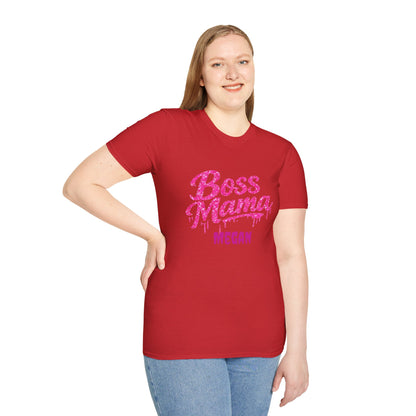 Boss Mama graphic T-Shirt | Retro Pinup Mom design