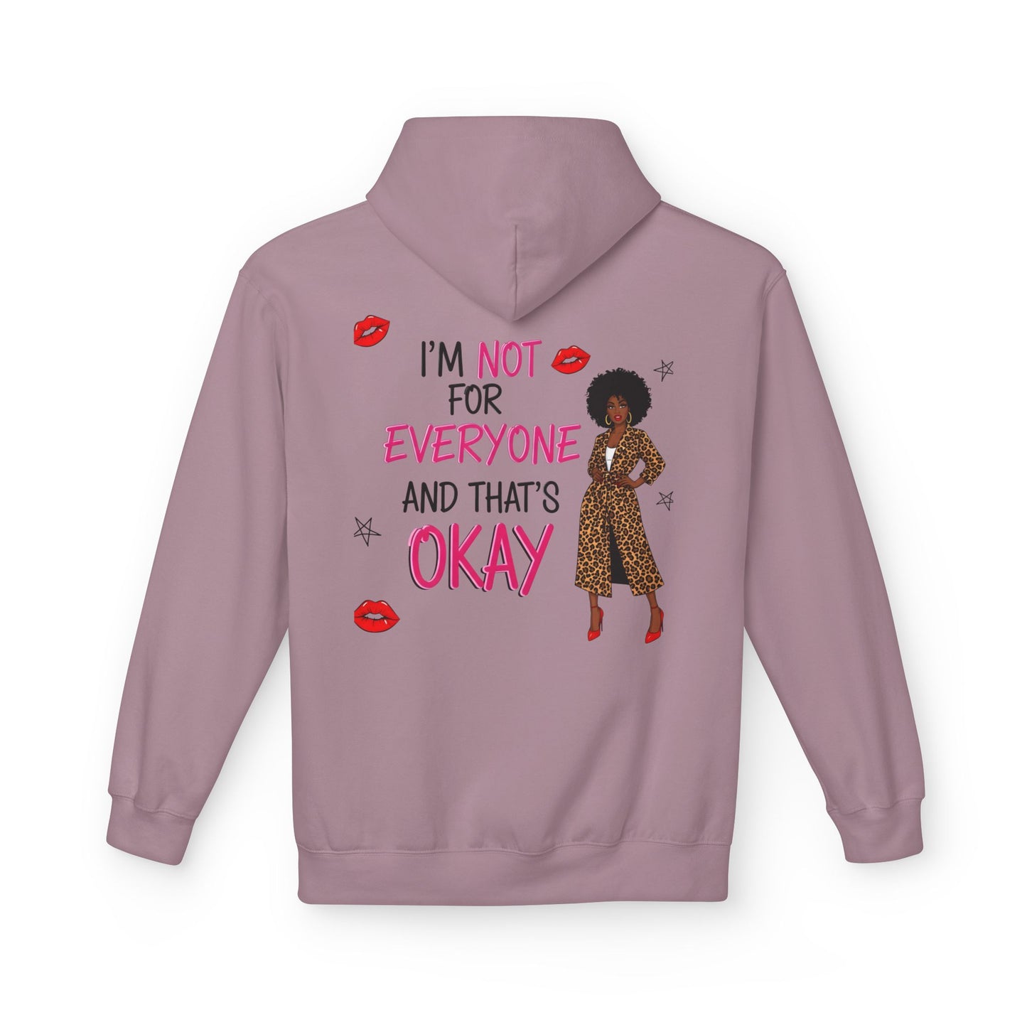 Empowering Quote Fleece Hoodie: Vintage Style, Unisex Graphic Sweatshirt, Casual Gift for Her, Inspirational Fashion, Everyday Comfort