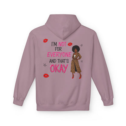 Empowering Quote Fleece Hoodie: Vintage Style, Unisex Graphic Sweatshirt, Casual Gift for Her, Inspirational Fashion, Everyday Comfort