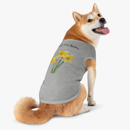 Pet Tank Top, Dog Lover Matching Shirt, Bark February Birth Baby, Graphic Tee, Animal Print Sleeveless, Pet Owner Gift