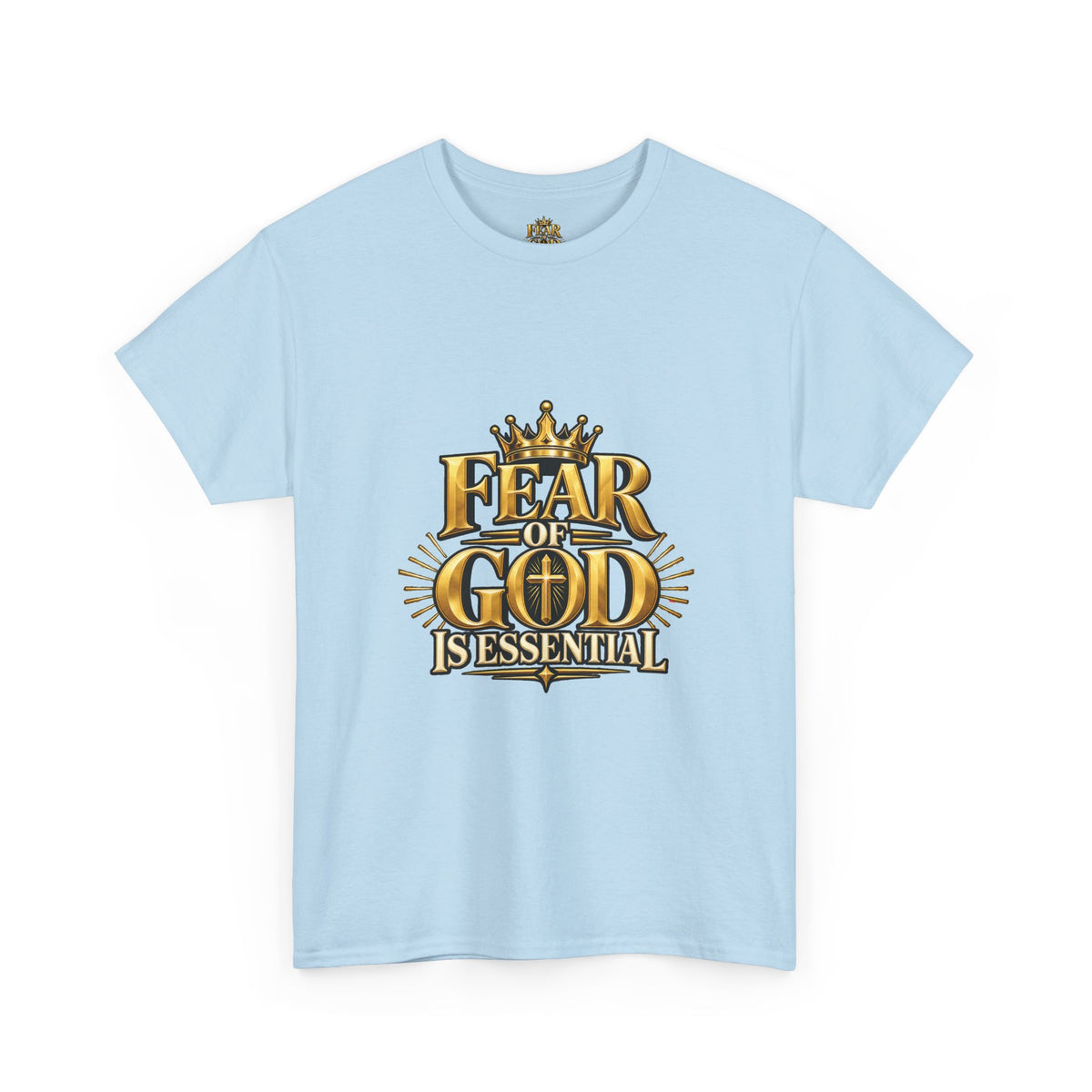 Fear of God crown logo Tee | Religious Christian faith shirt