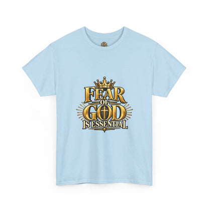 Fear of God crown logo Tee | Religious Christian faith shirt
