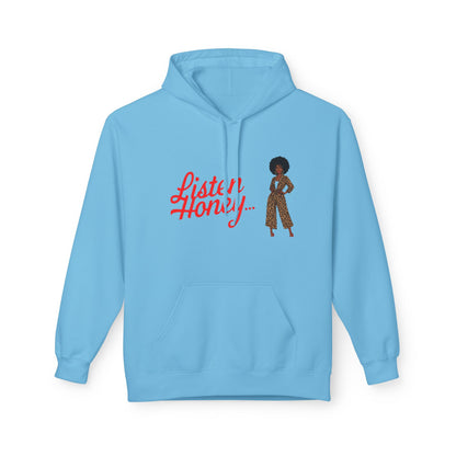 Empowering Quote Fleece Hoodie: Vintage Style, Unisex Graphic Sweatshirt, Casual Gift for Her, Inspirational Fashion, Everyday Comfort