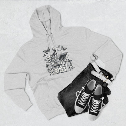 SkeletonHoodie - Perfect for Book Lovers, Readers, Unisex Sweatshirt, Relaxed Everyday Wear