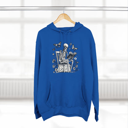 SkeletonHoodie - Perfect for Book Lovers, Readers, Unisex Sweatshirt, Relaxed Everyday Wear