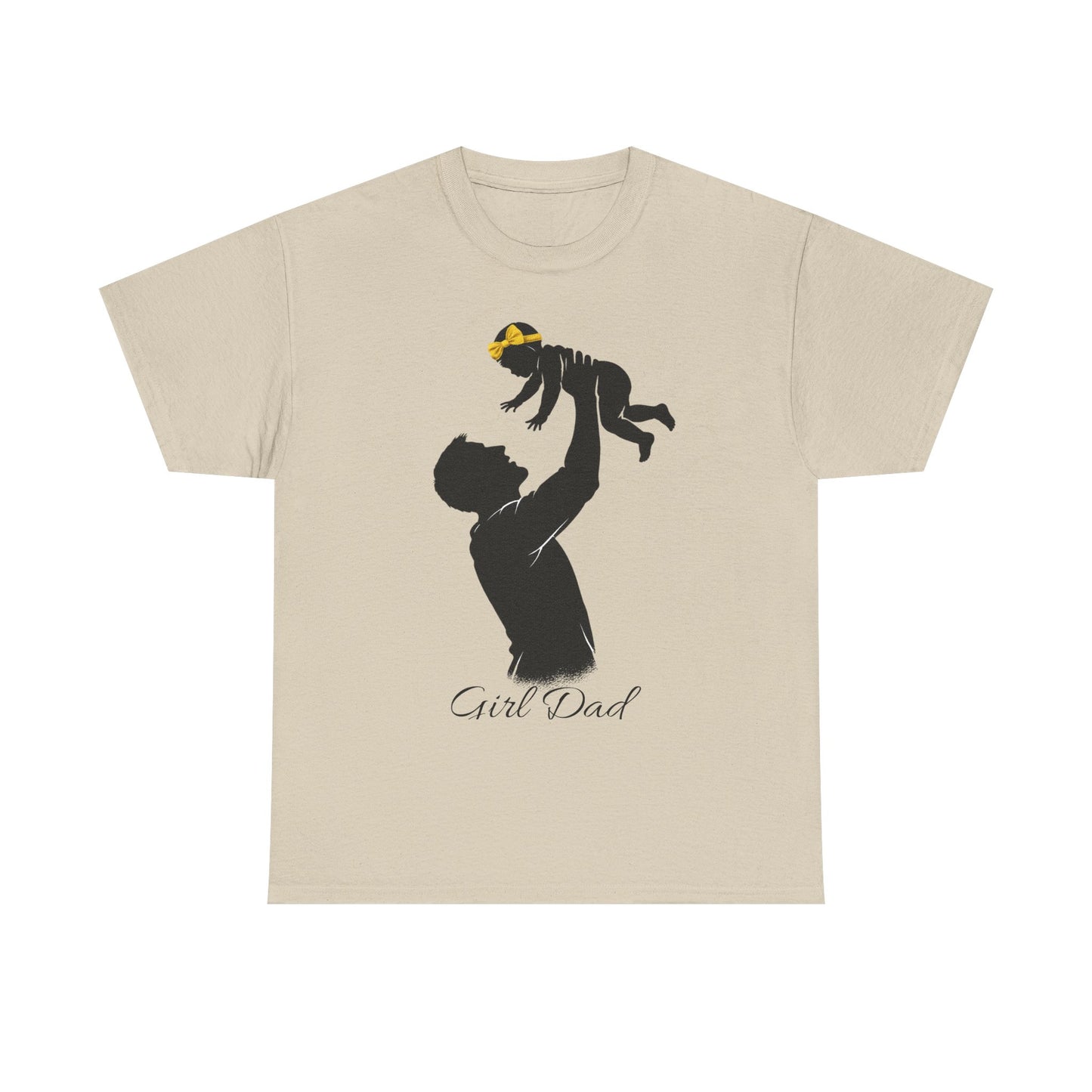 Dad Silhouette T‑Shirt – 'Girl Dad' Father & Daughter Tee