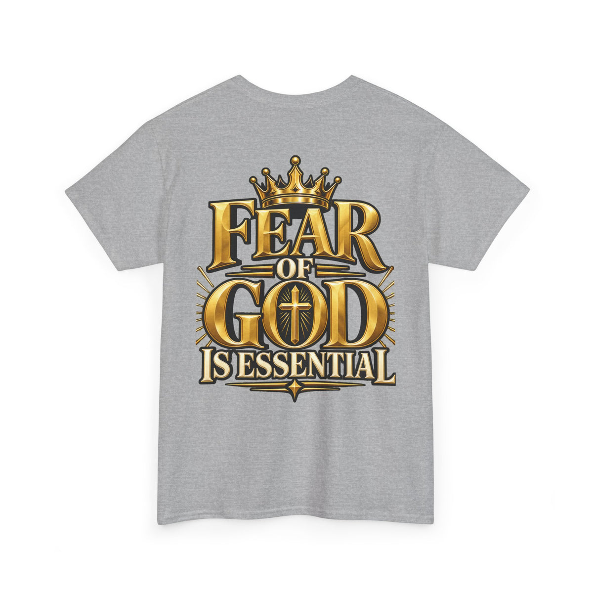 Fear of God crown logo Tee | Religious Christian faith shirt