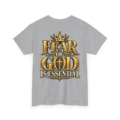 Fear of God crown logo Tee | Religious Christian faith shirt
