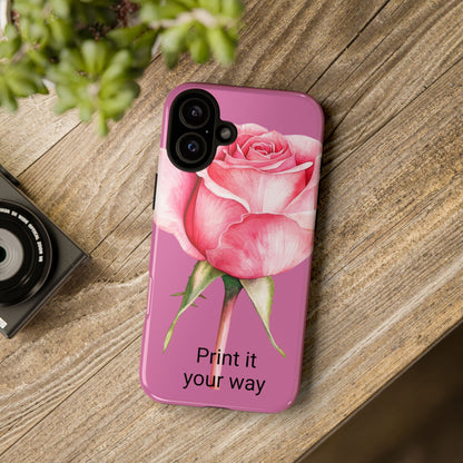 Custom cell phone case, Personalized Gift for Her, Inspirational, Elegant