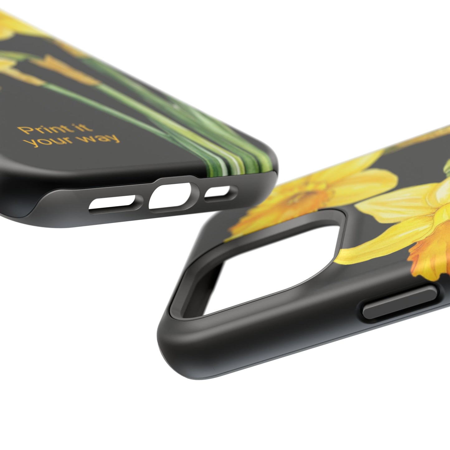 Cell Phone Cases, Daffodil March Birth Flower Impact Resistant Protective Cover, Phone Accessories, Floral Tech Gear, Birthday Gift