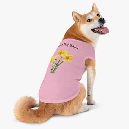 Pet Tank Top, Dog Lover Matching Shirt, Bark February Birth Baby, Graphic Tee, Animal Print Sleeveless, Pet Owner Gift