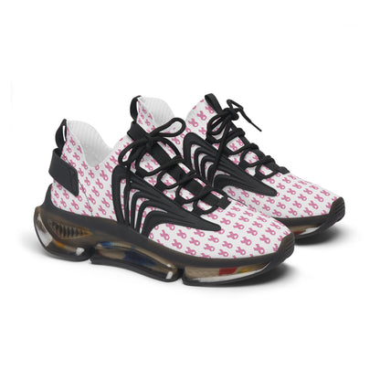 Pink Awareness Ribbon Pattern Mesh Sneakers | Women's Mesh Sneakers