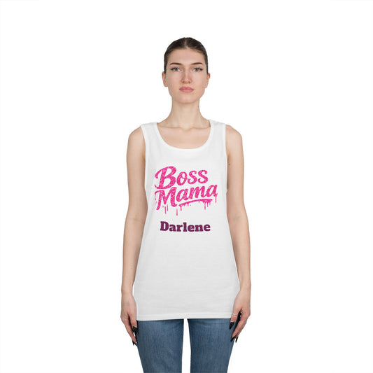 Boss Mama tank top | Personalized name option