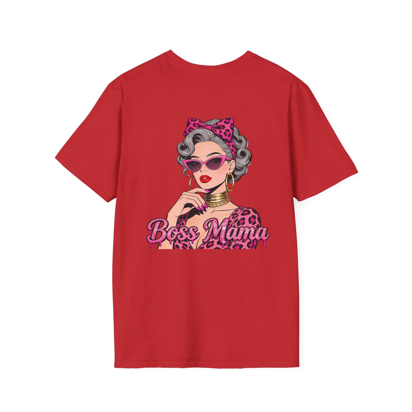 Boss Mama graphic T-Shirt | Retro Pinup Mom design