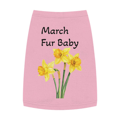 Pet Tank Top, Dog Lover Matching Shirt, Bark February Birth Baby, Graphic Tee, Animal Print Sleeveless, Pet Owner Gift
