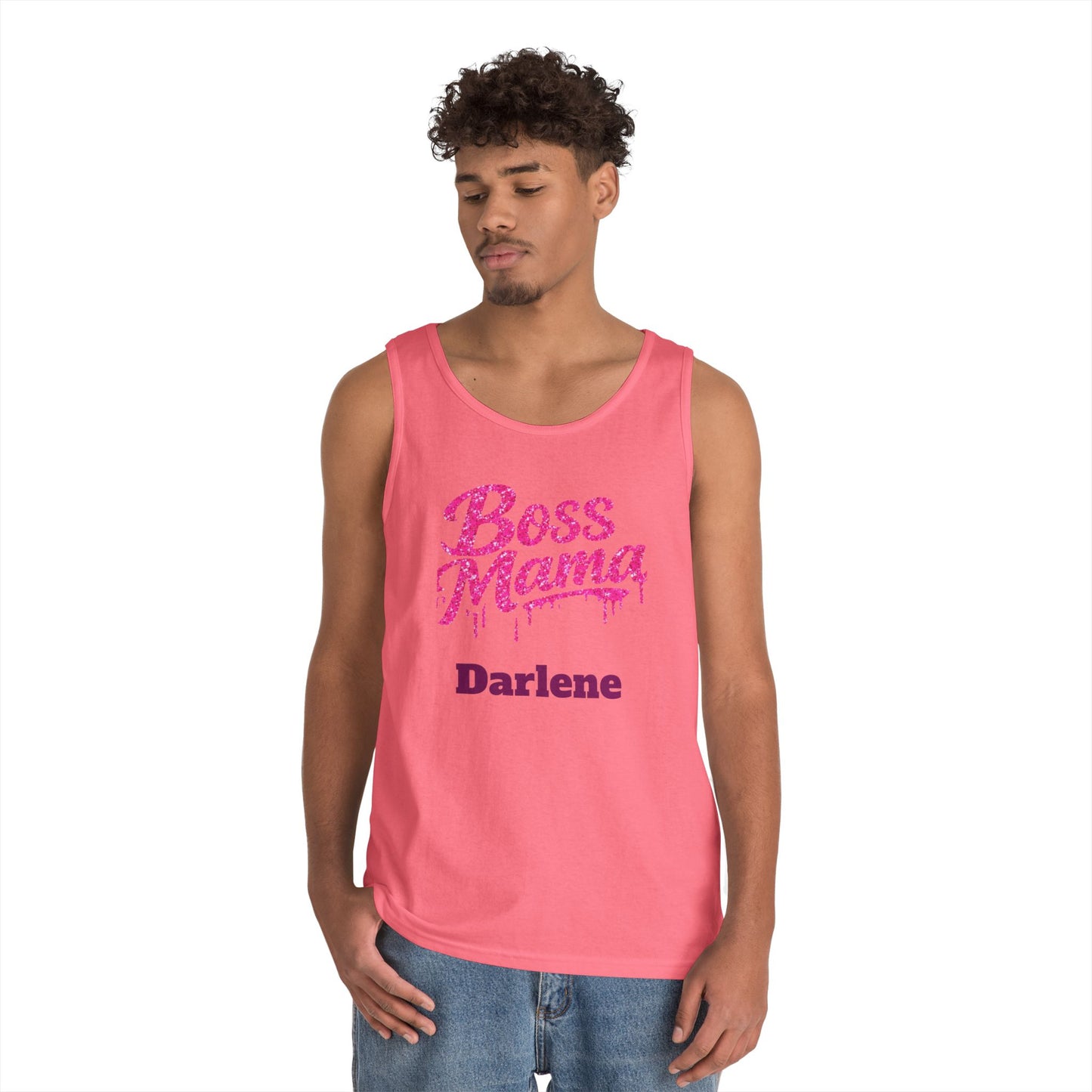 Boss Mama tank top | Personalized name option