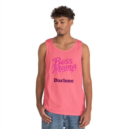 Boss Mama tank top | Personalized name option