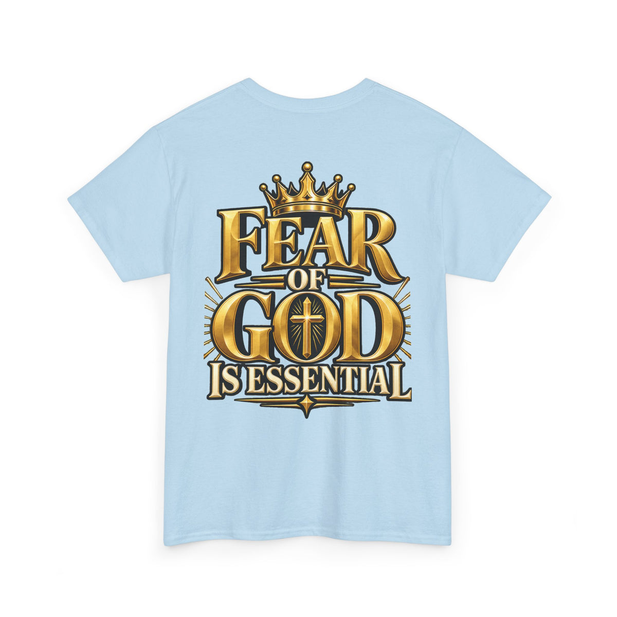 Fear of God crown logo Tee | Religious Christian faith shirt