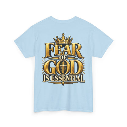 Fear of God crown logo Tee | Religious Christian faith shirt