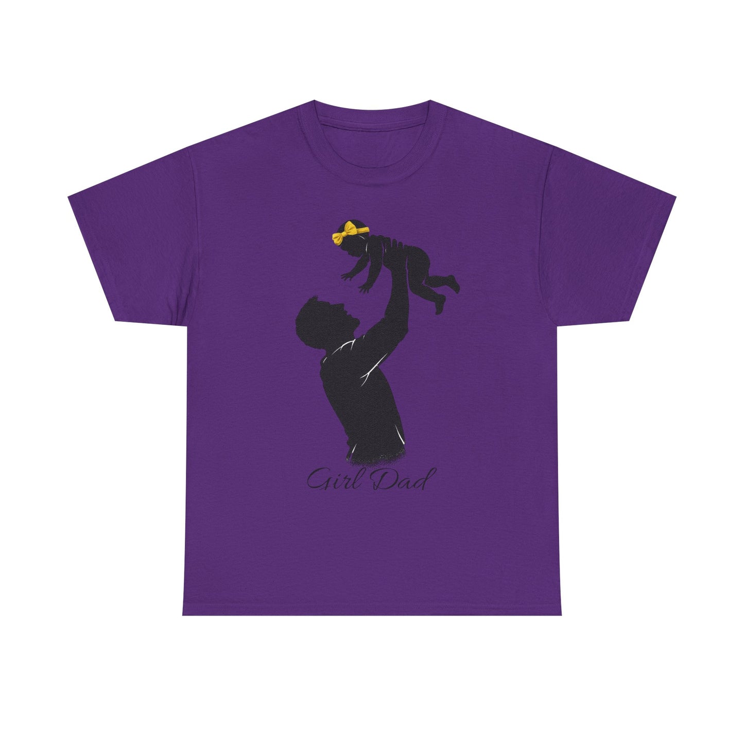Dad Silhouette T‑Shirt – 'Girl Dad' Father & Daughter Tee