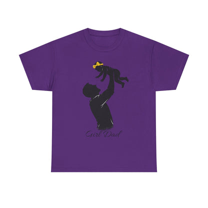 Dad Silhouette T‑Shirt – 'Girl Dad' Father & Daughter Tee
