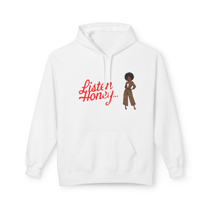 Empowering Quote Fleece Hoodie: Vintage Style, Unisex Graphic Sweatshirt, Casual Gift for Her, Inspirational Fashion, Everyday Comfort