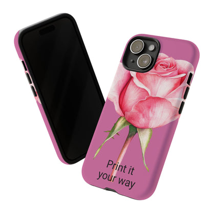 Custom cell phone case, Personalized Gift for Her, Inspirational, Elegant