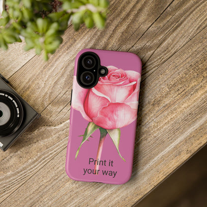 Custom cell phone case, Personalized Gift for Her, Inspirational, Elegant