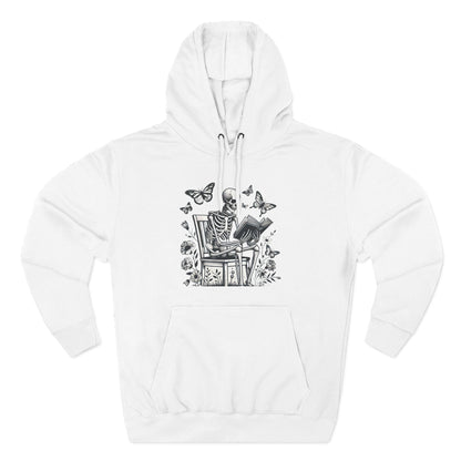 SkeletonHoodie - Perfect for Book Lovers, Readers, Unisex Sweatshirt, Relaxed Everyday Wear
