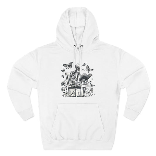 SkeletonHoodie - Perfect for Book Lovers, Readers, Unisex Sweatshirt, Relaxed Everyday Wear