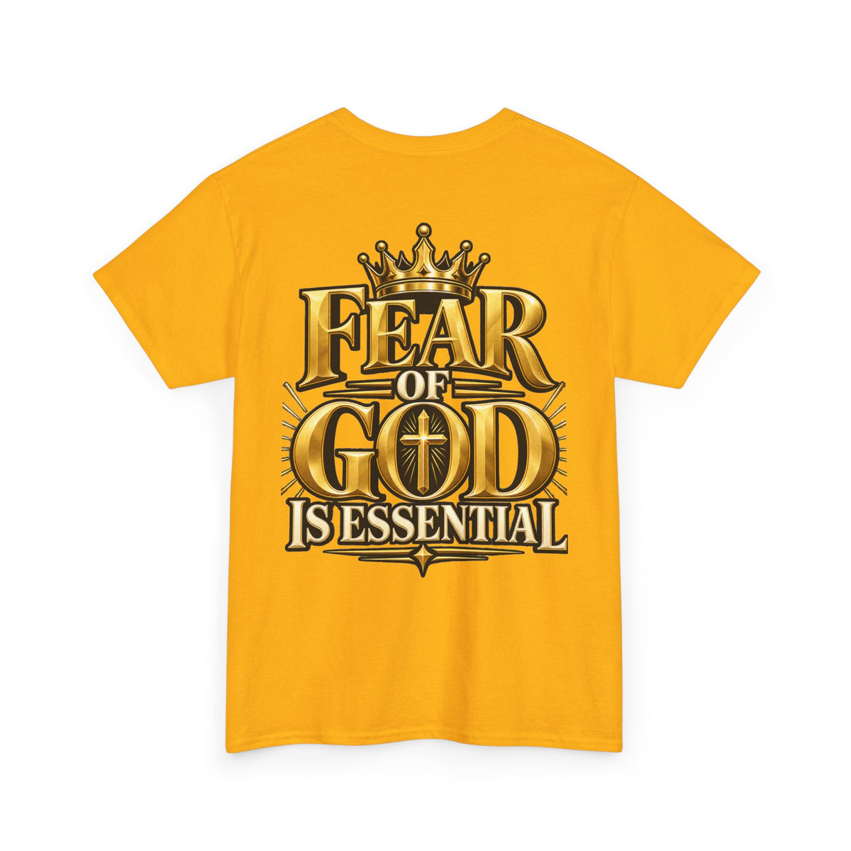 Fear of God crown logo Tee | Religious Christian faith shirt