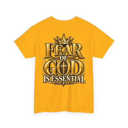 Fear of God crown logo Tee | Religious Christian faith shirt