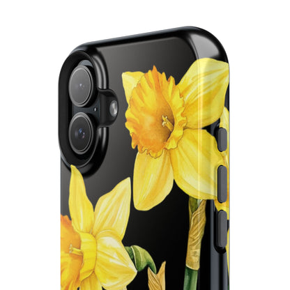 Cell Phone Cases, Daffodil March Birth Flower Impact Resistant Protective Cover, Phone Accessories, Floral Tech Gear, Birthday Gift