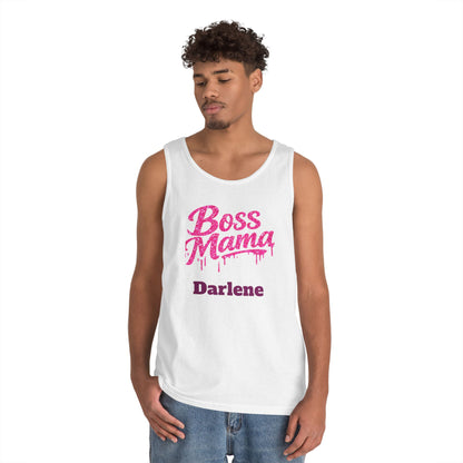 Boss Mama tank top | Personalized name option