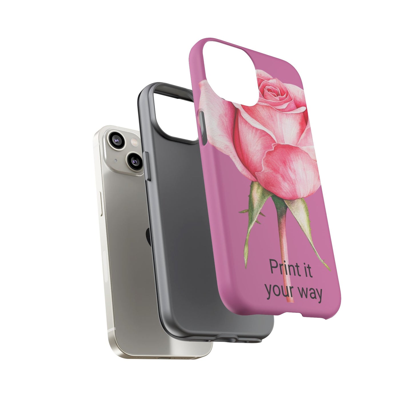 Custom cell phone case, Personalized Gift for Her, Inspirational, Elegant