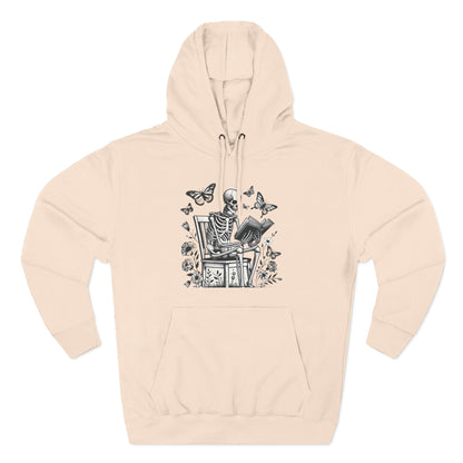 SkeletonHoodie - Perfect for Book Lovers, Readers, Unisex Sweatshirt, Relaxed Everyday Wear