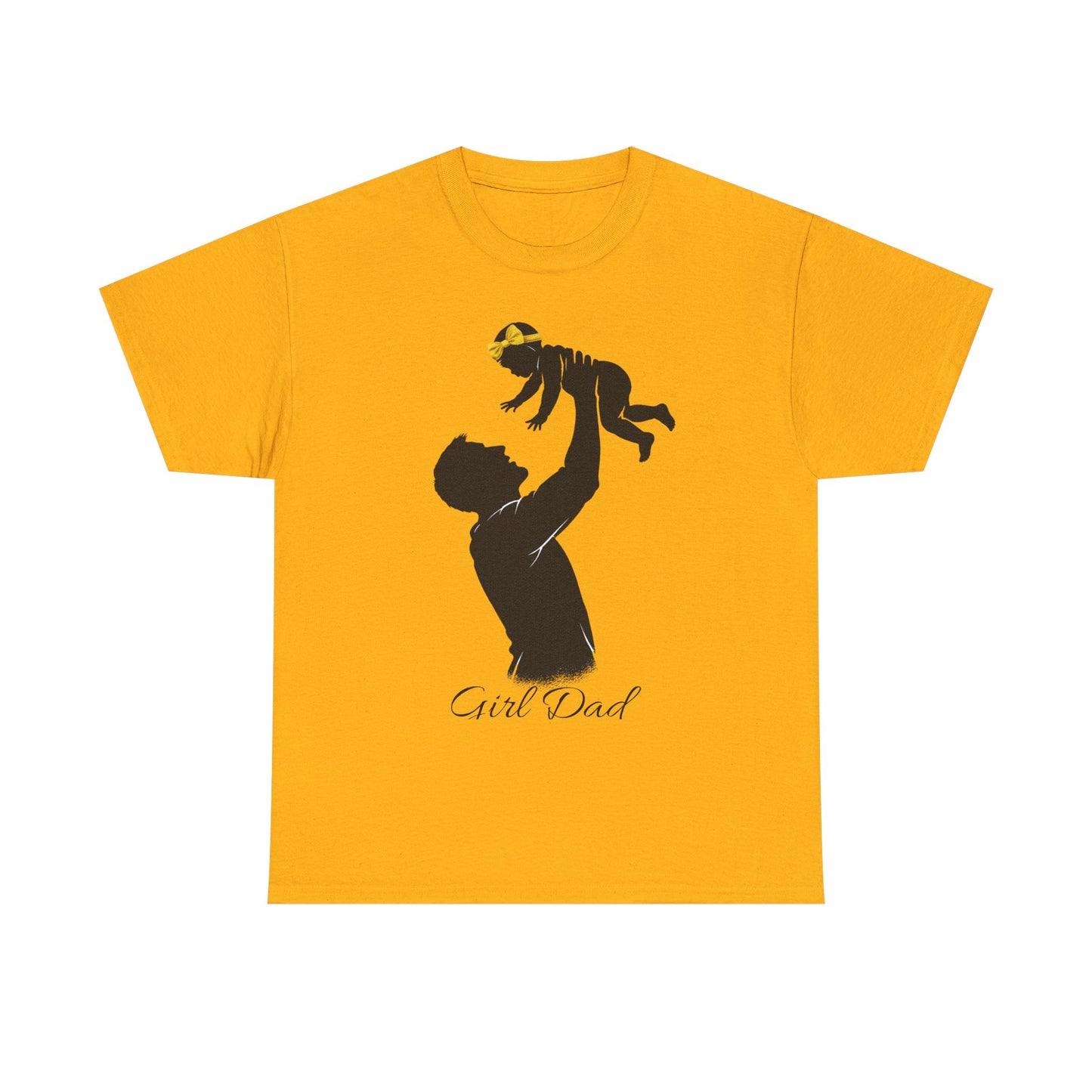 Dad Silhouette T‑Shirt – 'Girl Dad' Father & Daughter Tee