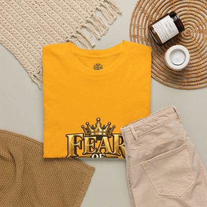 Fear of God crown logo Tee | Religious Christian faith shirt